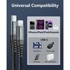 iPhone Charging Cable 3M USB-C Lightning Cable 2 Type-C iPhone Cable iPhone Charging Cable iPhone 14/13/12/11/Mini/Pro/Pro Max/SE 2020/XS Max/XS/XR/X/