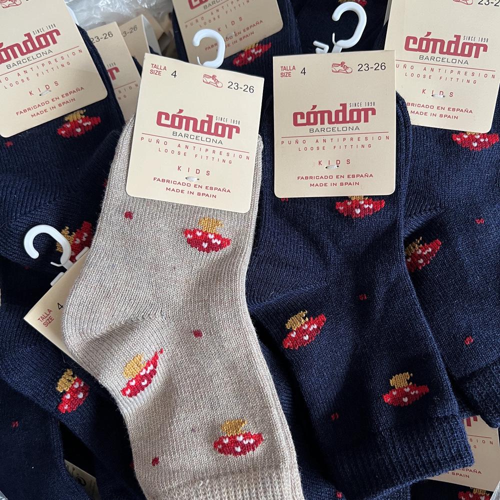 

Cashmere Mushroom Socks - 2 Pairs Set One Size Fits All