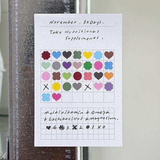 Flag Roll Clear Label (3 type), a popular phrase in Korea