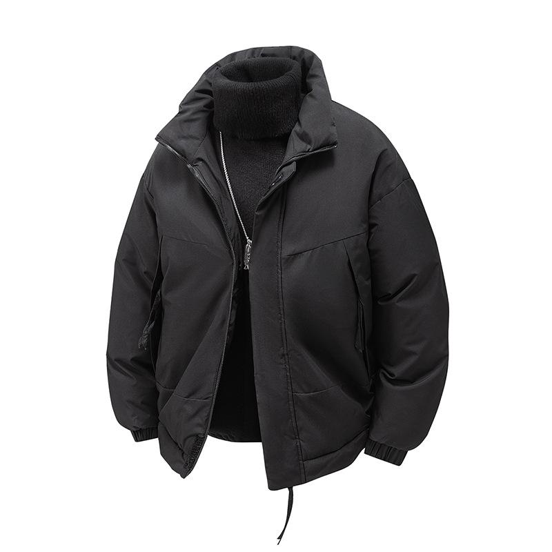 

Winter Cotton Coat Thickened Stand Collar Fashionable Youth Outer Wear Jacket 3XL