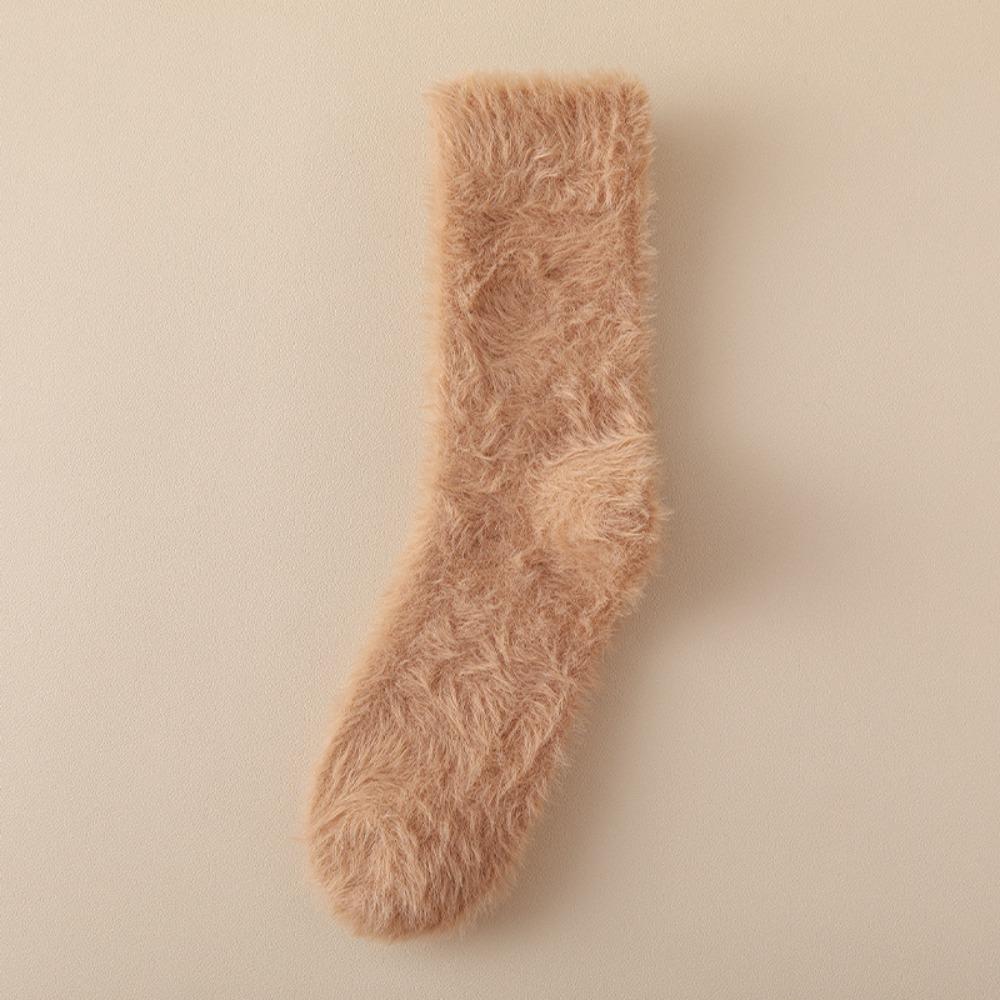 Thickened Fur Socks Keep Warm Short Tube Stockings Soft Winter Socks Winter