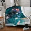 Mbappe Personalized Text Blanket Multi-purpose Customizable Blanket Soft & Cozy Perfect for Home Decor Picnics Seaside Bedding for All Occasions