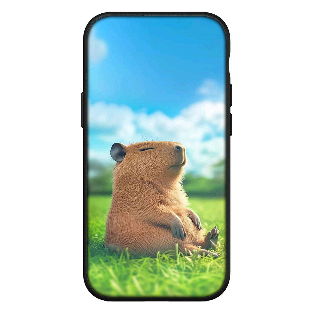 

for Motorola Moto Edge 70 60 50 G54 G24 G15 G86 Samsung Galaxy S25 iPhone 17 16 15 Xiaomi Redmi Note 14 13 Pro Max Phone Case Cartoon Capybara Cover for Xiaomi Poco C75 аеро