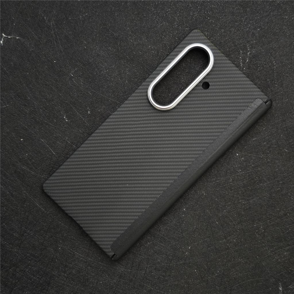 Suitable for Samsung Zfold7 Kevlar Mobile Phone Case Samsung Z Fold7 Folding Ultra Thin Magnetic Protective Case
