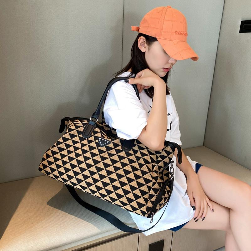 IELGY Bolsa de Viagem Portátil para Curta Distância Feminina Grande Capacidade Bolsa de Mão de Viagem Multifuncional Saco de Armazenamento de Roupas para Passeio