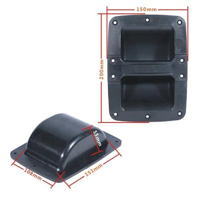 Einbau-Lautsprecherbox Schrankgriffe, Verbessert ABS-Ziehgriffe für tragbare Soundsysteme und Zubehör