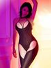 Sexy Hollow Out Women's Jumpsuit High Elastic Bandage Sheer Transparent Cute Bodysuit Allure Woman Clothing Tights Fashion