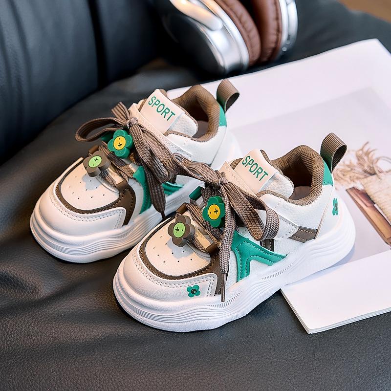 Children's Low-Top Sneakers, Spring/Autumn New Arrivals, Korean-style Fashion Soft-Sole Anti-slip Breathable Casual Sneakers for Toddlers & Kids.