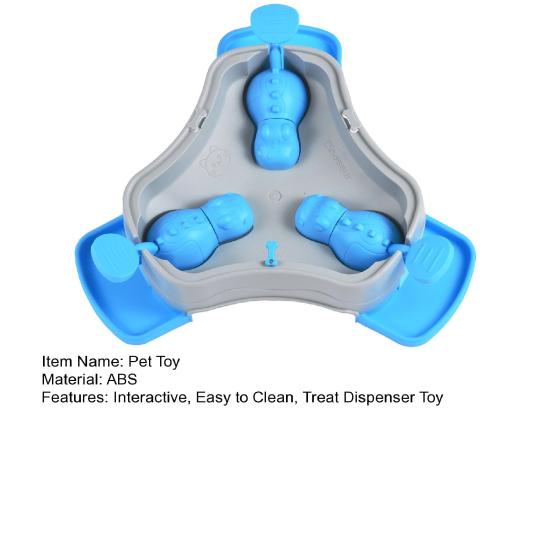 Dog Treat Dispenser Toy Interactive Treat Dispensing Toy Fun Puzzle Feeder Toy for 1 to 3 Cats Dogs Mental Stimulation Extends Eating Time