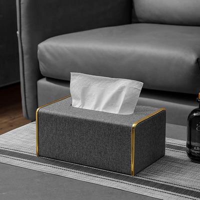 JNL Luxus Leder Taschentuchbox