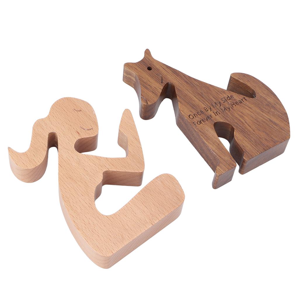 Dog Memorial Gifts for Pet Loss Passing Away Condolences Remembrance Sympathy Wooden OrnamentsA