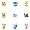 Set of 6 Bandai Bath Bombs, Pokémon Eevee Friends Figure Collection, Bonus Included. Includes a Character Toothbrush for Kids and Moms Alike.