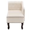 VidaXL Chaise Longue Cuir Artificiel Canapé Méridienne Salon Chambre Maison 60783