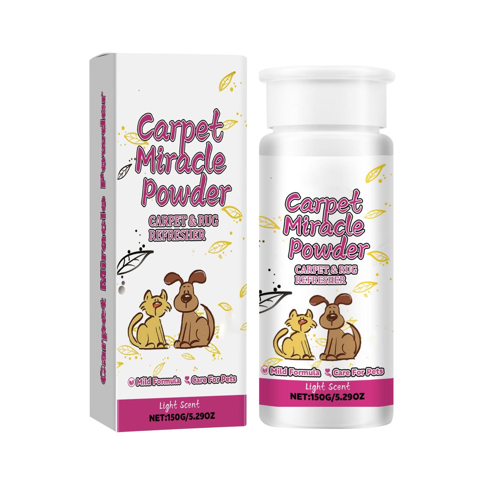 

Освежитель для ковров и помещений для домашних животных, порошок для ковров, запах домашних животных, мягкое удаление запаха, 150 г One Size белый