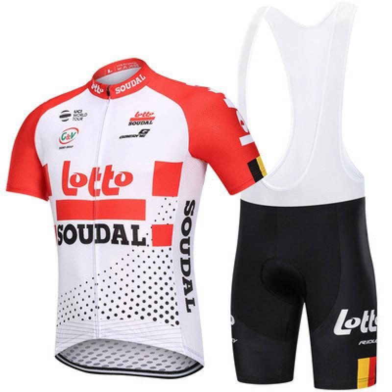 Mens Cycling Jersey Set With Bib Shorts Breathable Performance Wear Road Bike Riding