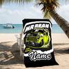 Customizable personalized beach towels Mr. Bean themed designs.Suitable for the beach, yoga, sports;ideal as beach accessories