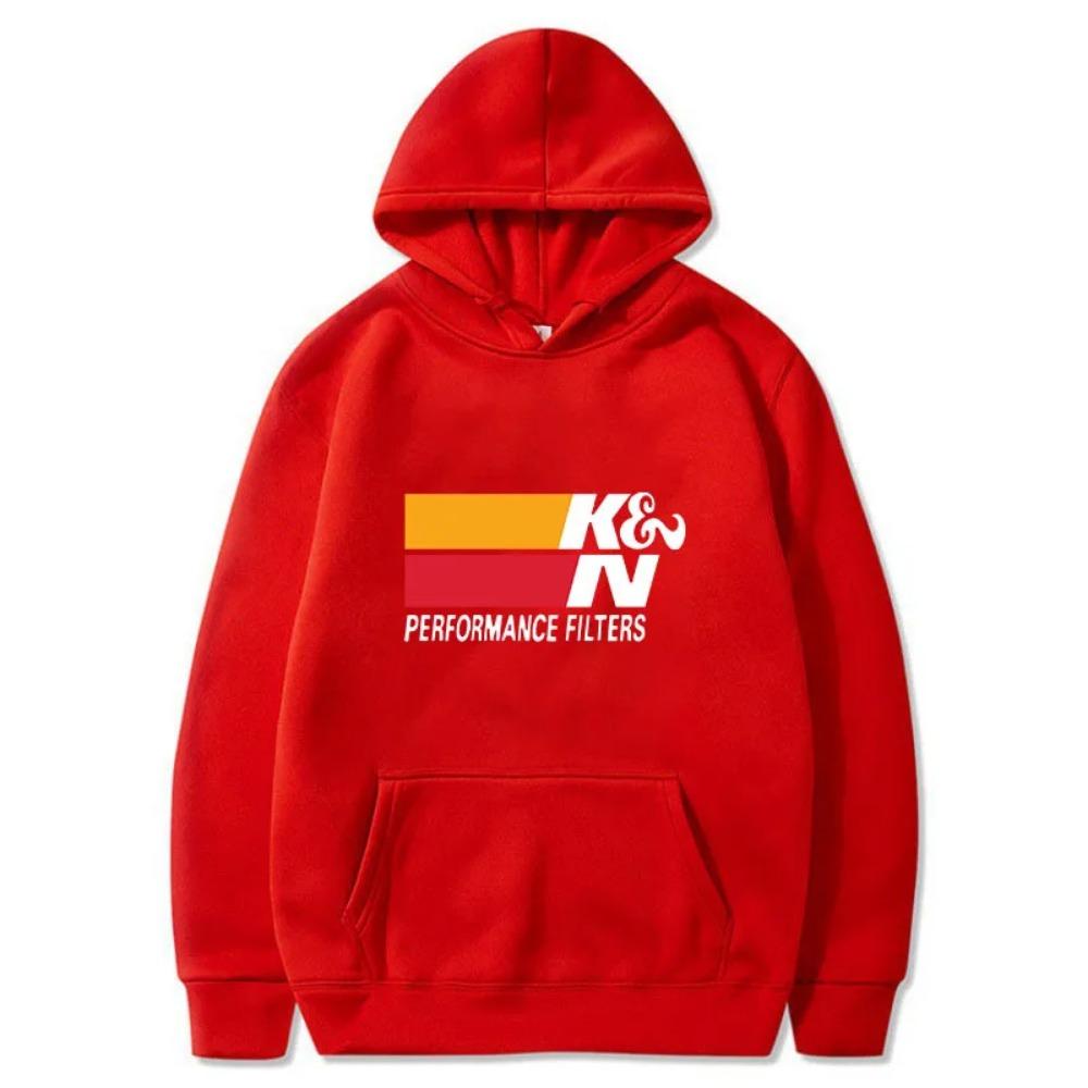 New K&N High Performance Air & Oil Filters Air Intakes Hoodie Men Cool Harajuku Funny Streetwear Male Vintage Hoody Clthoes