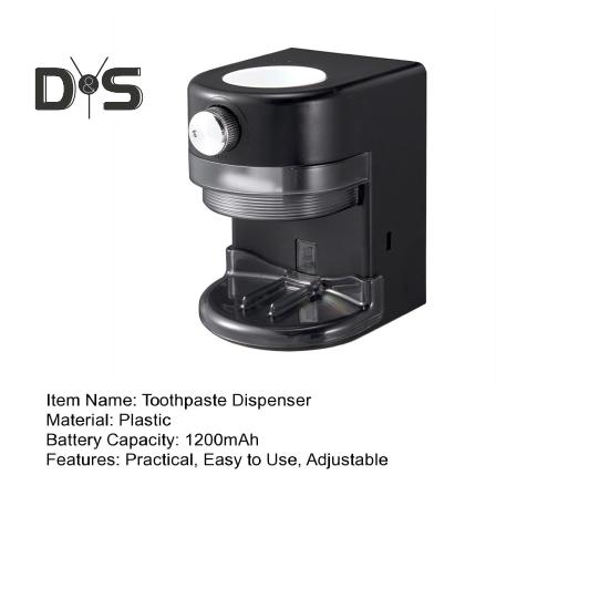 Wall Mounted Automatic Toothpaste Dispenser Adjustable Volume Easy To Install Universal Rechargeable Electric Toothpaste Squeezer