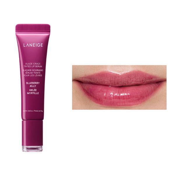 LANEIGE Glaze Craze Tinted Lip Serum 0.42oz(12g) 8 Tpyes Complete Collection