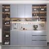 Stainless Steel Wire Drawing Wallpaper Sticker Wall Stickers Kitchen Cabinets Wallpaper Fridge Elevator Door 40cm Adhesive Home