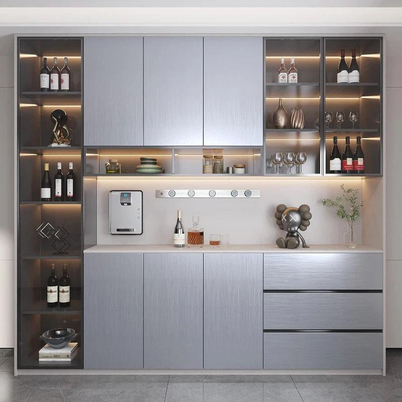 Stainless Steel Wire Drawing Wallpaper Sticker Wall Stickers Kitchen Cabinets Wallpaper Fridge Elevator Door 40cm Adhesive Home