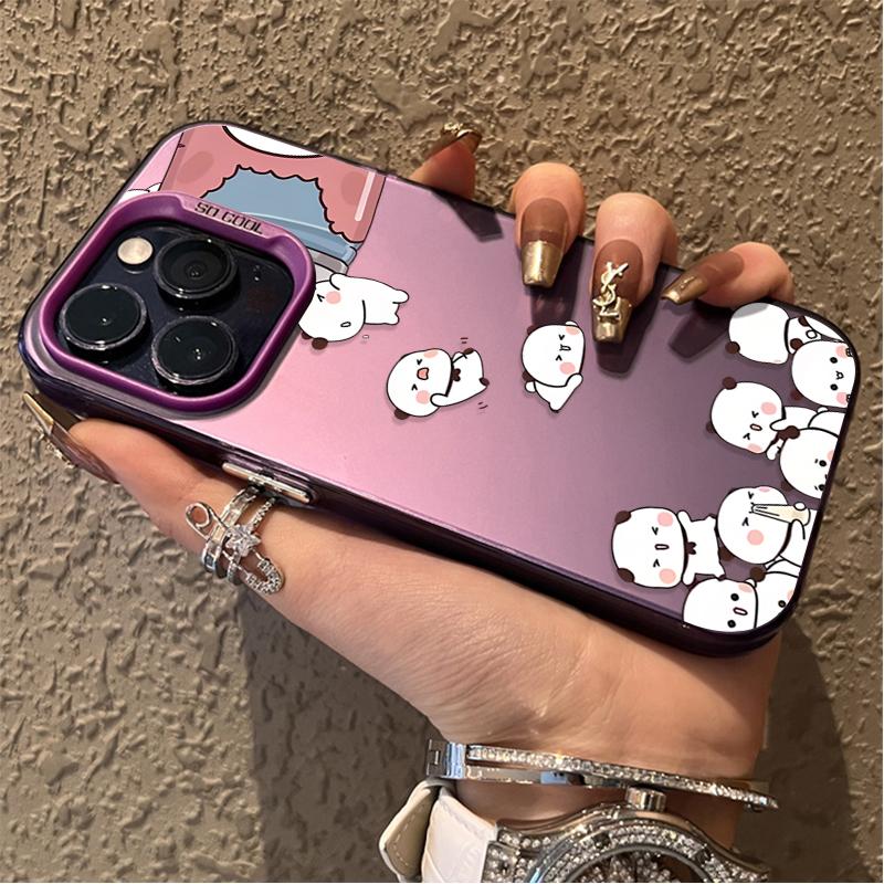 Kawaii Puppy Print Silicone Phone Case For iPhone 17 16 15 13 12 11 ProMax Pro Plus Shockproof & Anti-Scratch Phone Case Bumper