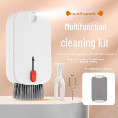 2023 Multifunktions-5-in-1 Computer- & Handy-Reinigungsset mit Tastatur-Staubpinsel