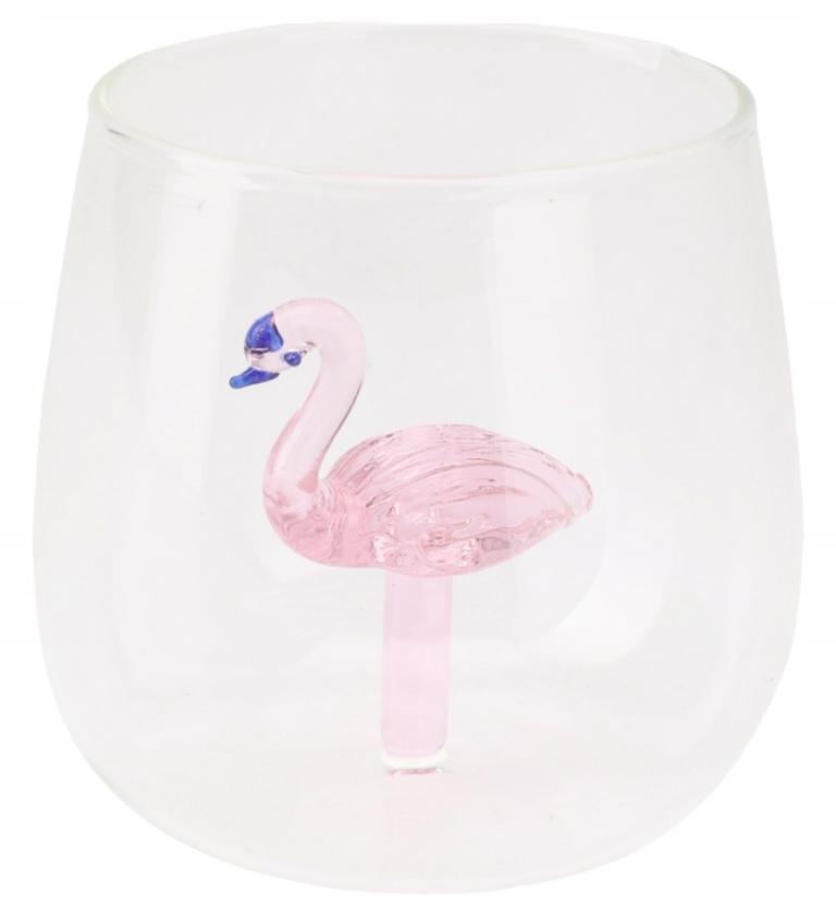 Summer Drink Glass with Figurine Inside