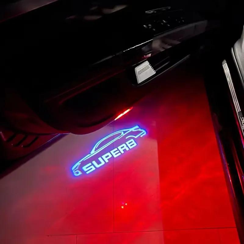 

Car Door Welcome Laser Projector Logo Ghost Shadow Night Light Car Courtesy Lamp kit For Skoda Superb 2 MK2 Superb 3 2009-2024 2PCS