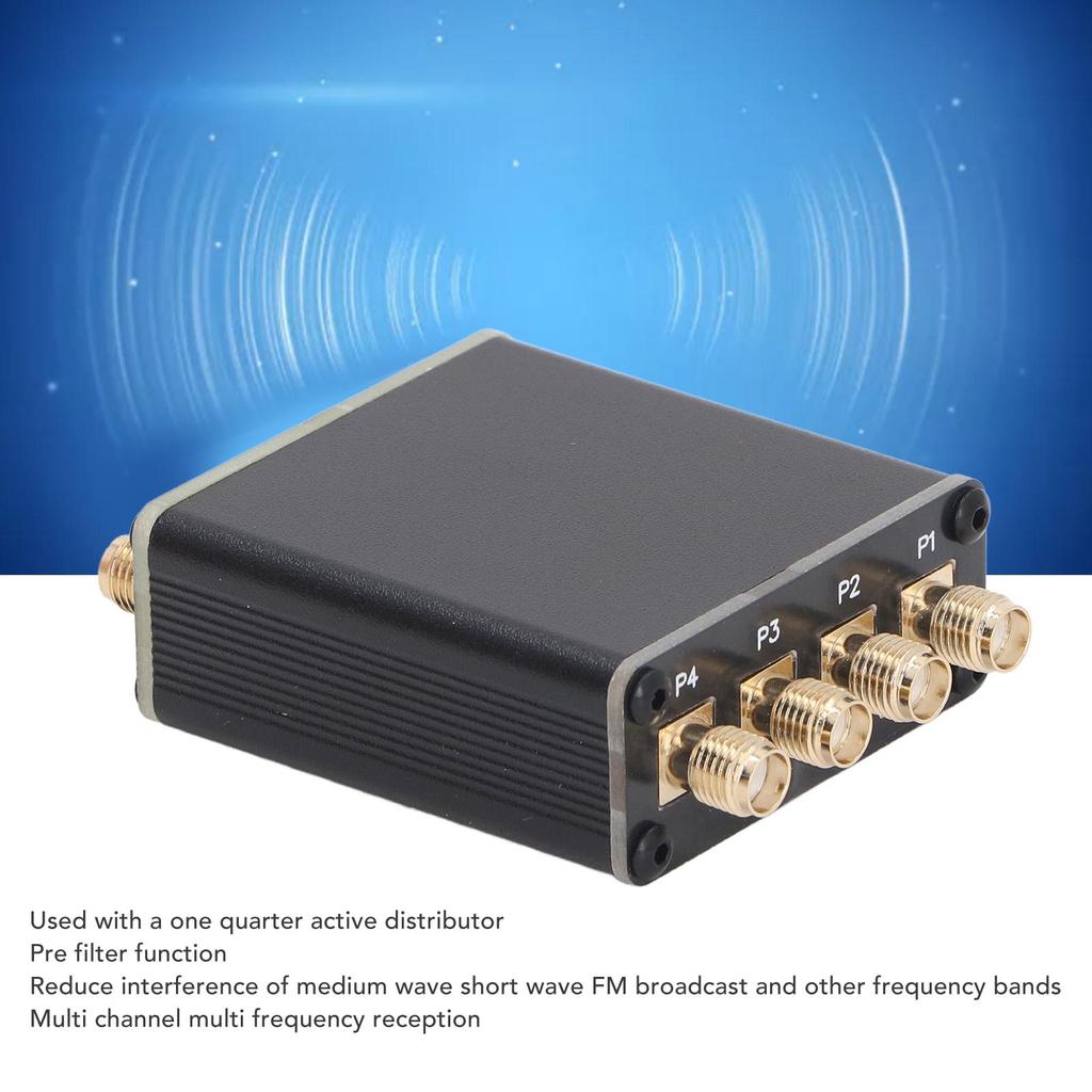 LC Passive Filter Bandpass Prefilter 4 In 1 for SDR Receiver Radio with Machine Foot Mat