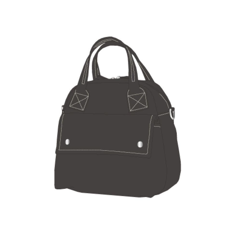 Мини-сумка Boston из холста на плечо и 12-2195-BK чёрный