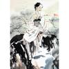 Framed Traditional Chinese Figure Art Poster with Free Shipping