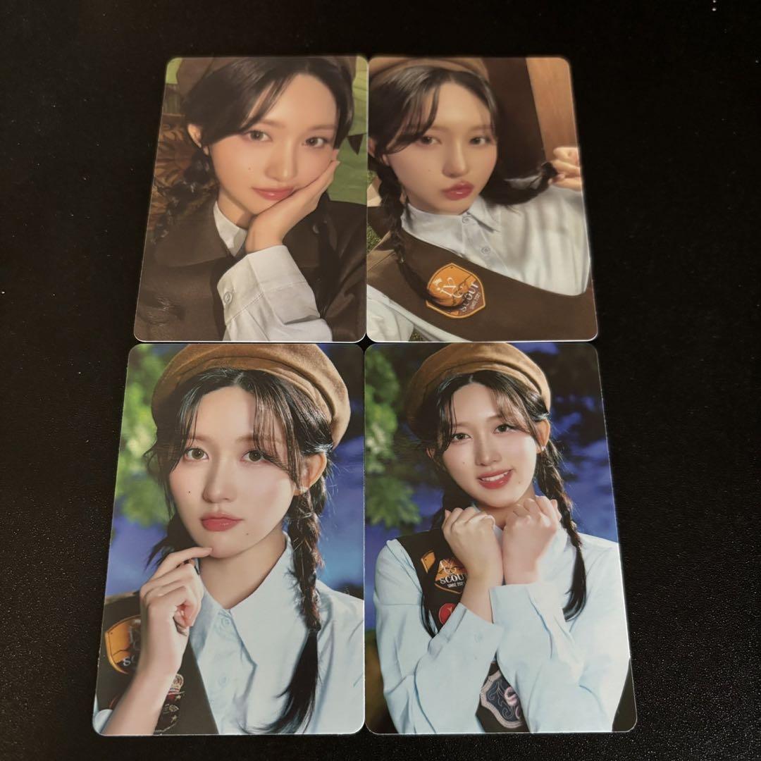 

[Б/У] IVE Gaul SCOUT Seoul Con 4 штуки 4 типа полная коллекция Рантра торговая карта