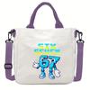 Steal a Brainrot 67 Printed Student Crossbody Bag Casual Canvas Shoulder Bags