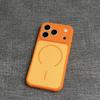 Personalized Contrasting Color, Skin-feeling Magnetic Attraction, Suitable for Apple 16/17Promax Mobile Phone Case IP15 Fine Hole 14/13 Anti-drop 12