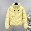 Winter 2025 new cotton-padded jacket women's Korean version of cotton-padded clothing loose small thickened jacket stand-up collar cotton-padded