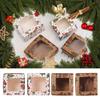 Wedding Supplies Paper Multi-size Christmas Gifts Box Gift Box Package Box Kraft Window