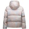 Anta Comfortable Simple Full Print Loose Casual Zip Hooded Down Jacket Women Outerwear 162547940-1