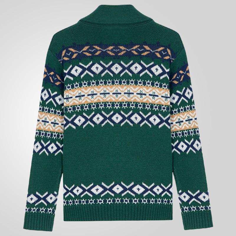 Men's Casual Cardigan Sweaters Shawl Collar Long Sleeve Knit Button Down Cardigans Fall Winter Lightweight Loose Fit Knitted Sweater Outwear for Men