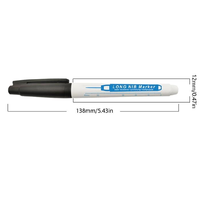 Drill Hole Marker 30mm Long Tip Carpenter Marker Woodworking Mark Tool