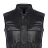 Classical Motorcycle Biker Real Cow Leather Vest Men Genuine Leather Vests