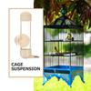 Automatic Bird Waterer Feeder for Cage Plastic Safe Sturdy Compact Lightweight Water Dispenser for Parrots Lovebirds