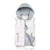 Woman Jacket Vest Autumn Winter Cotton-Padded Coat Vest Female Hooded Cotton Jacket Jacket
