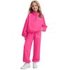 Kids' Solid Hoodie Set - 2-Piece Sweatshirt & Pants