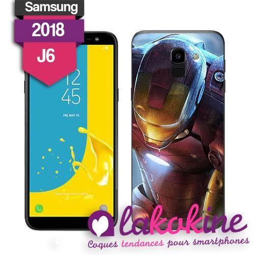 Coque Samsung Galaxie J6 2018 Ironman Marvel Avengers