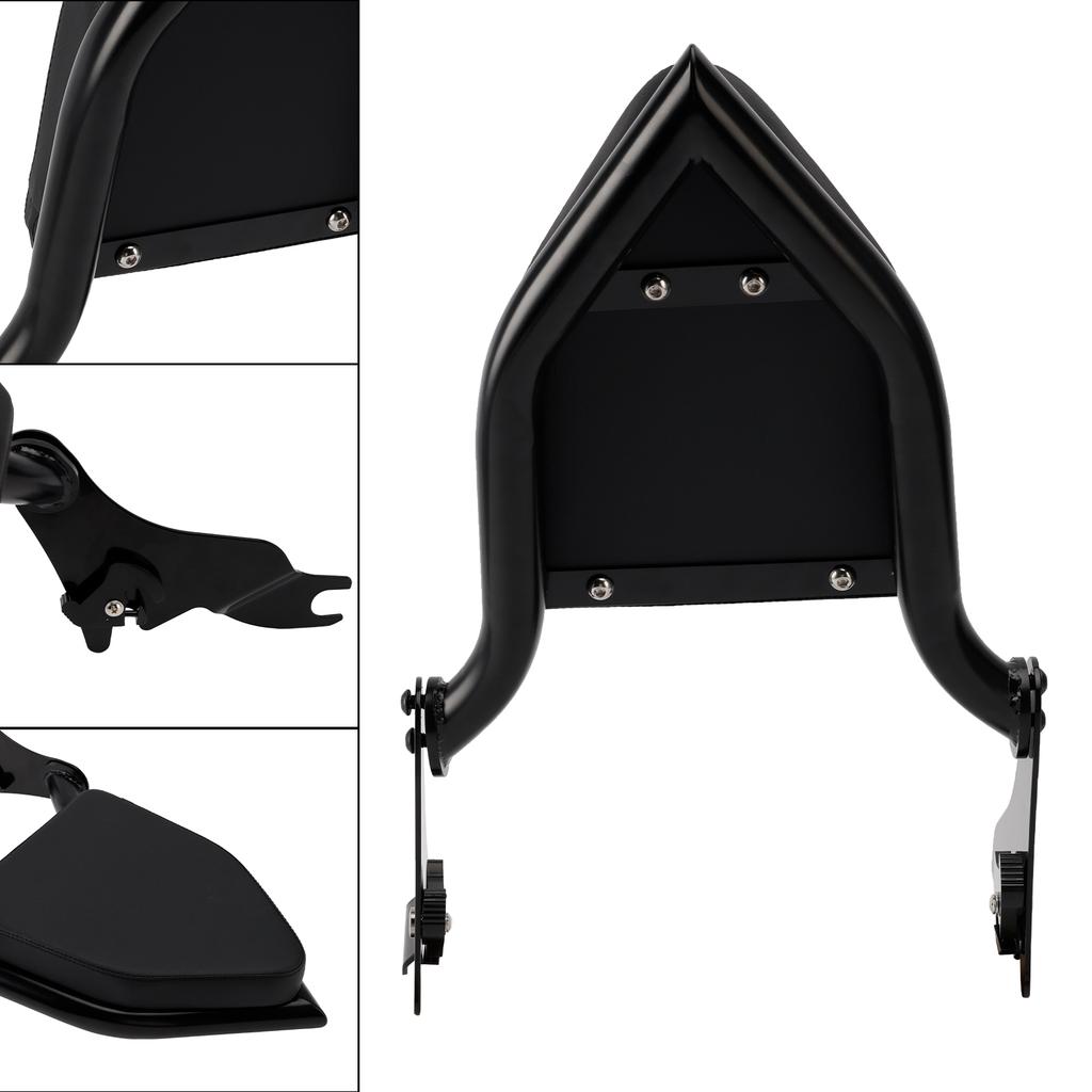 Passenger Sissy Bar Backrest for Harley ROAD KING 2009-2022 STREET GLIDE 2009-2024