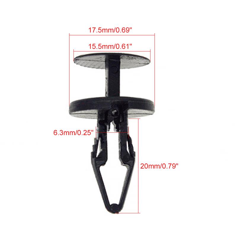 

20pc Bumper Mudguard Trim Panel Clips 4855809 For Subaru Forester Opel Chrysler Ford Legacy XV For Chevy Cruze Aveo Captiva Trax