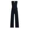 Womens/Ladies Jewel Collared Sleeveless Jumpsuit