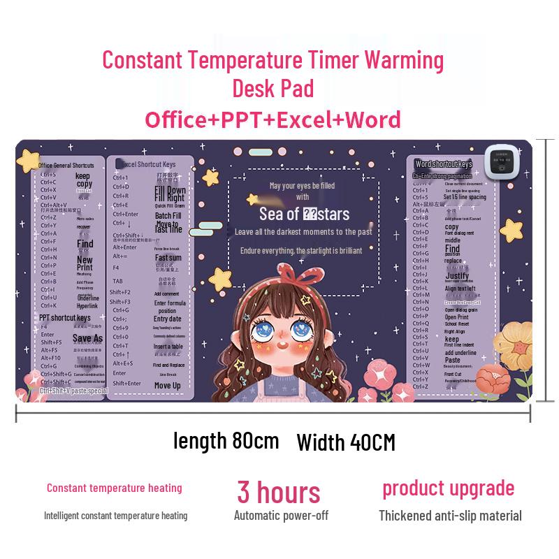 Electric Heated Mouse Pad with Temperature Control