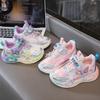 Girls Sneakers Princess Style Non-slip Kids Running Shoes Thick Soft Sole 2025 Brand New Children Sport Shoes Colorful Butterfly
